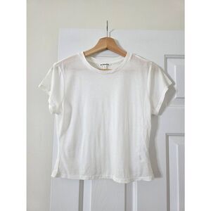 Reformation White Short Sleeve Tee